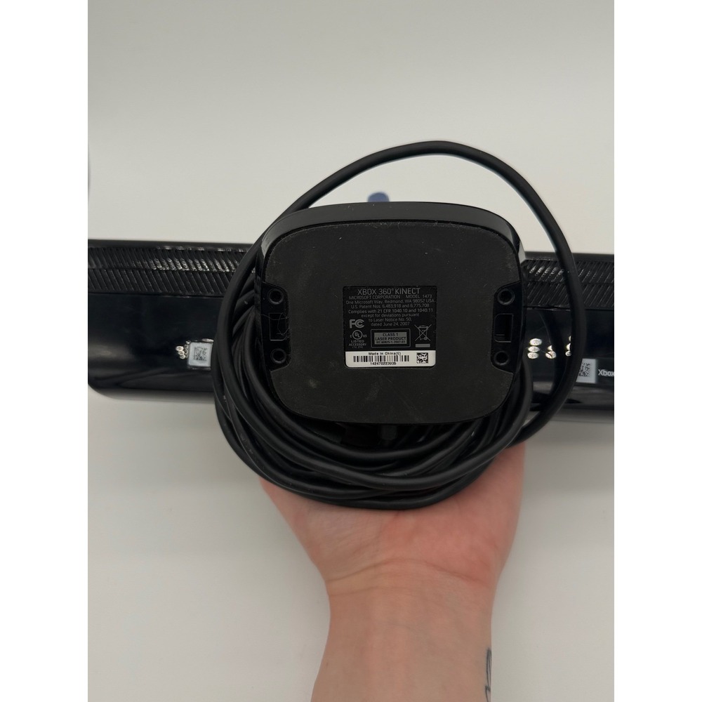Microsoft Xbox 360 Kinect Sensor Model 1473 Black Motion Camera Untested - Picture 7 of 7